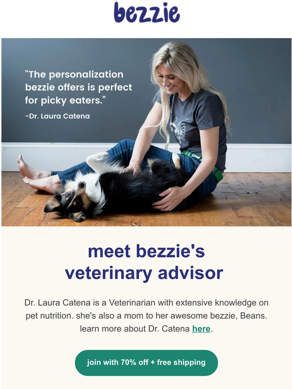 meet bezzie's veterinary advisor