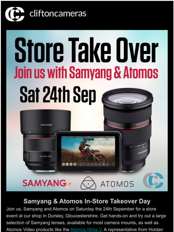 Samyang and Atomos Takeover Day