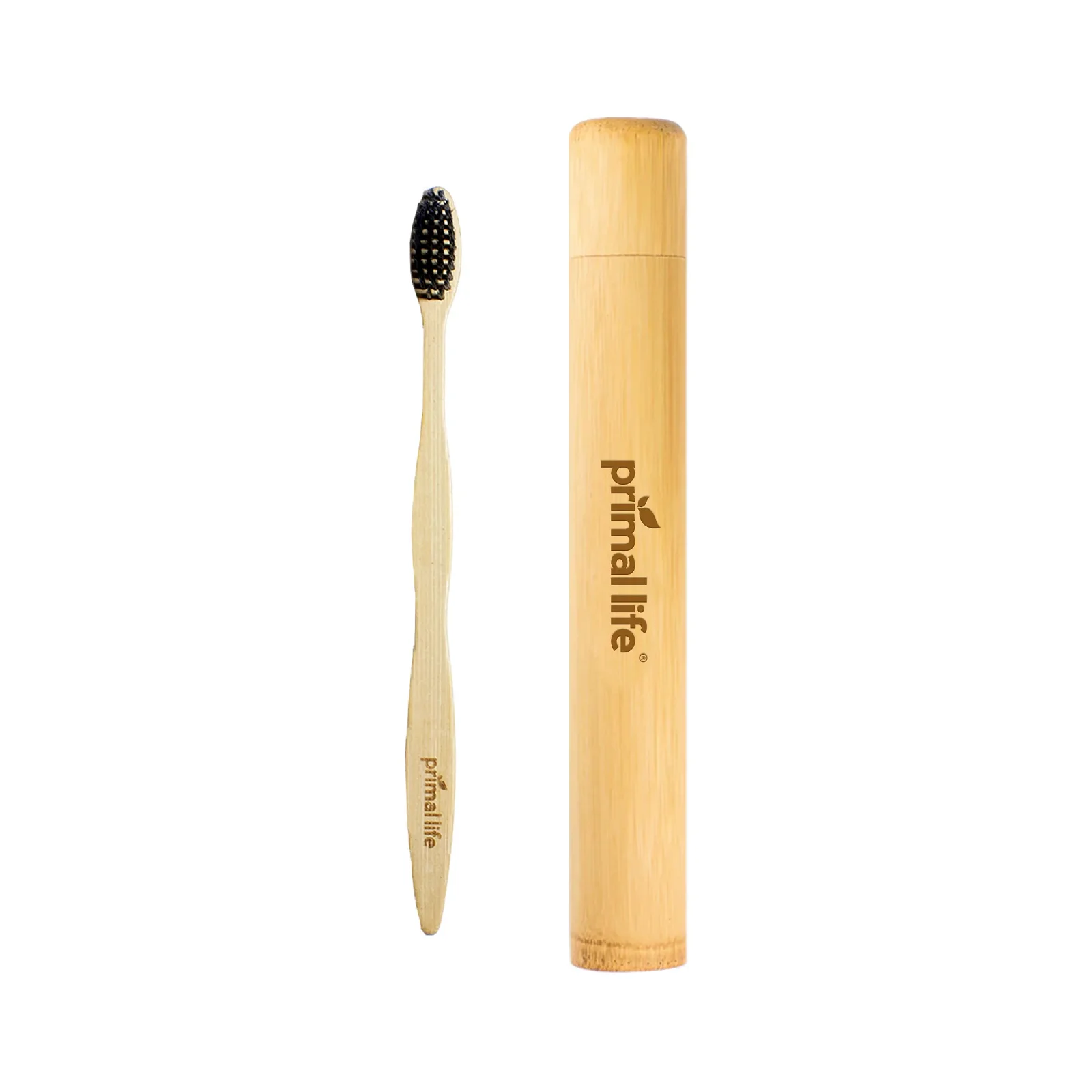 Image of Bamboo Toothbrush with Travel Case