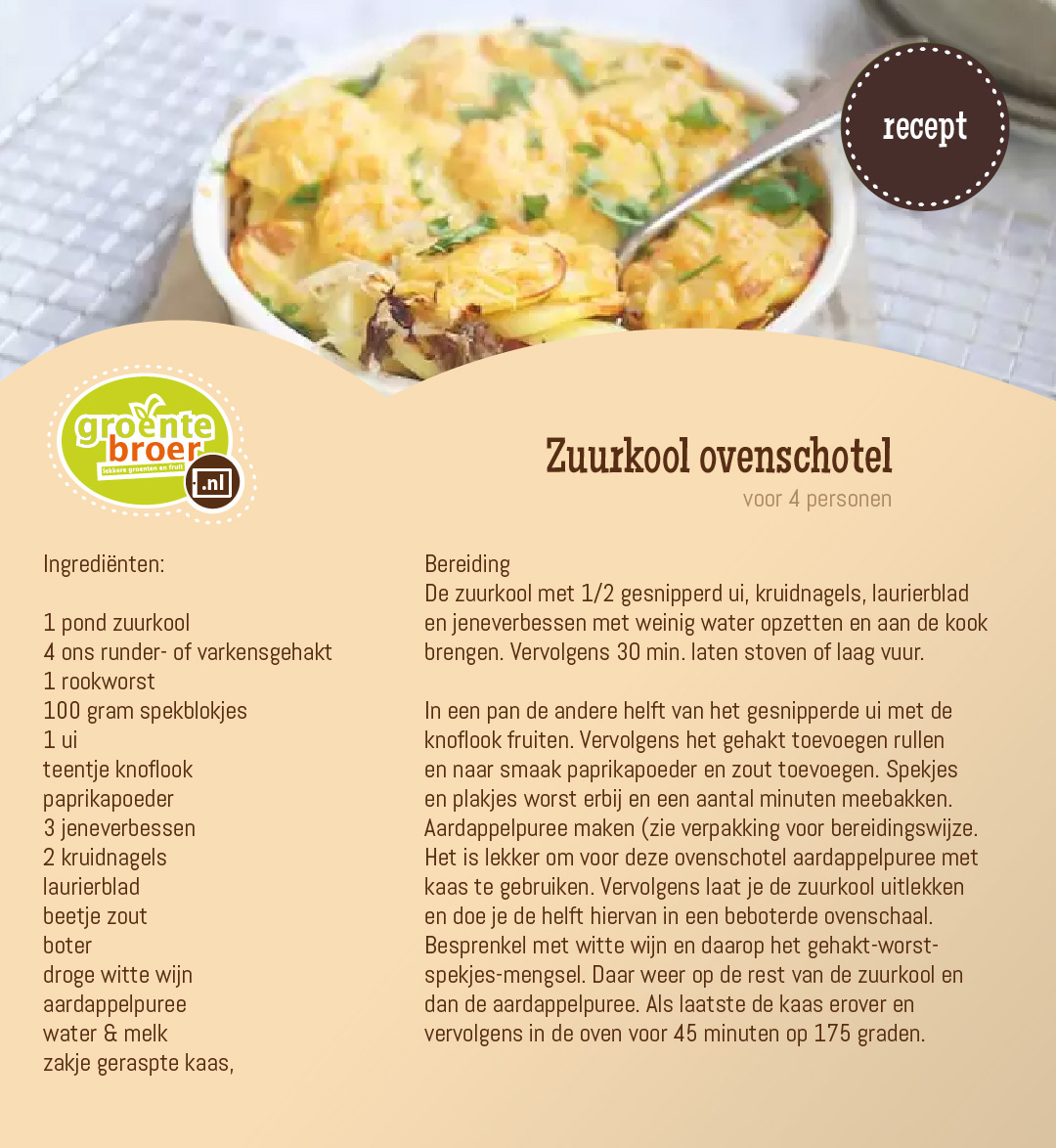 Groentebroer NL Hoera! De R zit weer in de maand! Milled