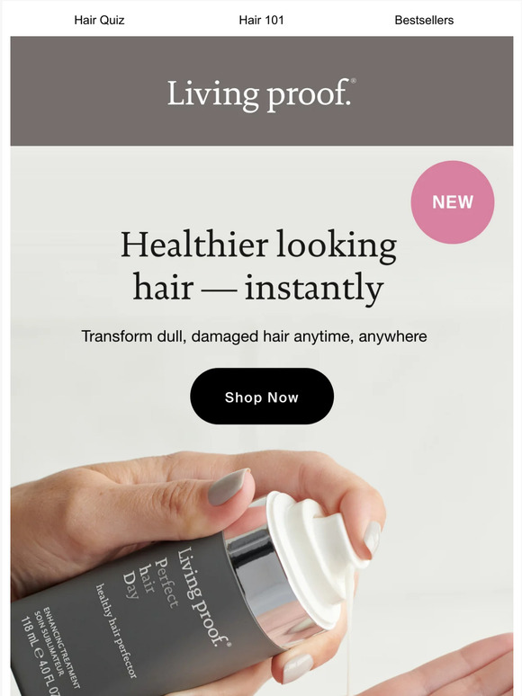 Living Proof: Say hello to Healthy Hair Perfector 😍 | Milled