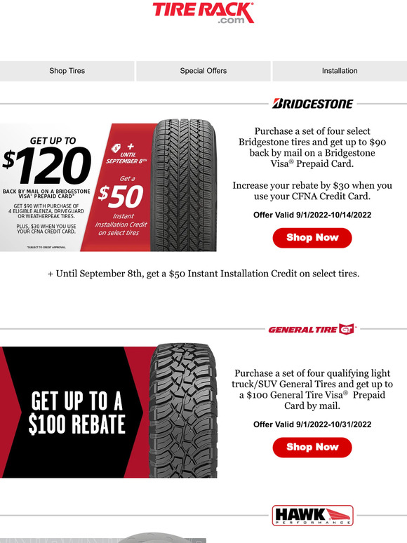 bridgestone visa gift card balance