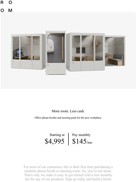 Get started with ROOM today