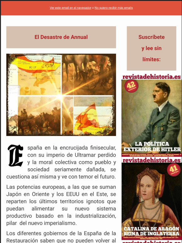 History Magazine: El Desastre De Annual | Milled