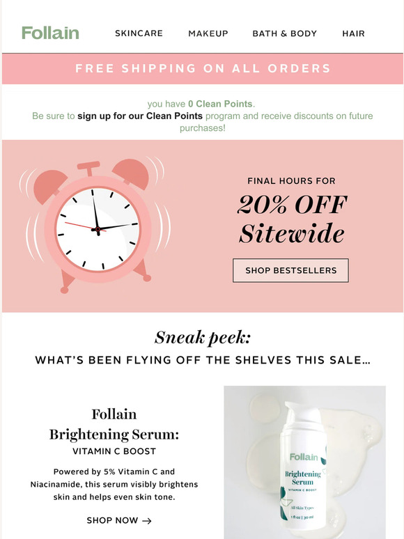 ⏱ LAST CALL: 20% OFF SITEWIDE ⏱
