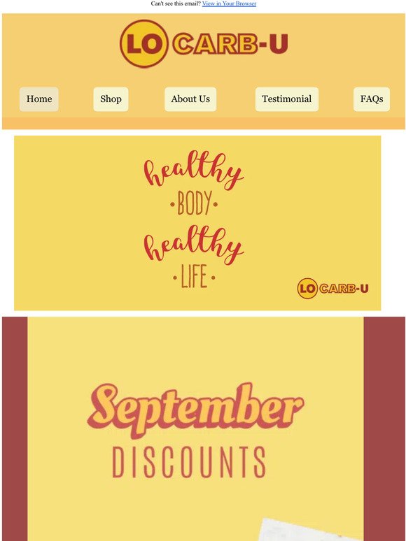 Happy September🤩Amazing deals and discounts!!