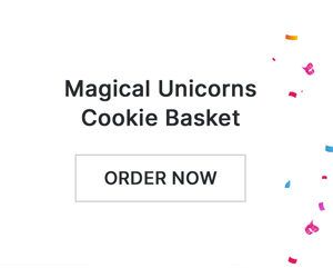 Magical Unicorns Cookie Basket