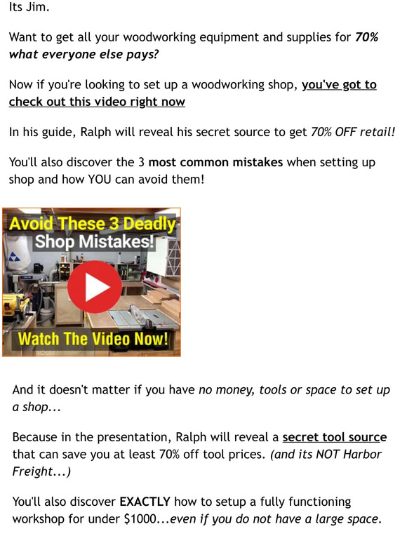 Secret tool source that saves you 70% off prices?