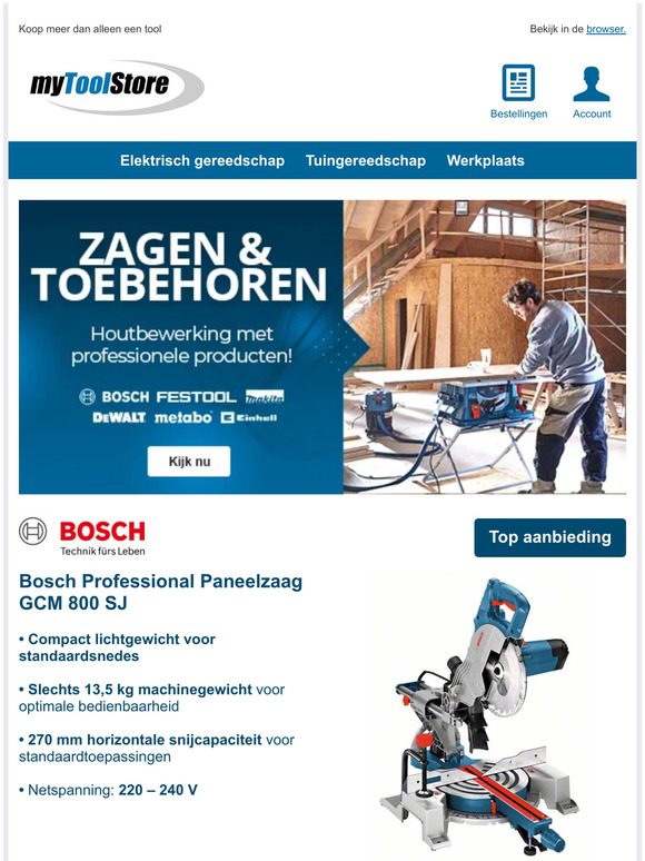 📢 Zagen & toebehoren 🧰 Sla nu op