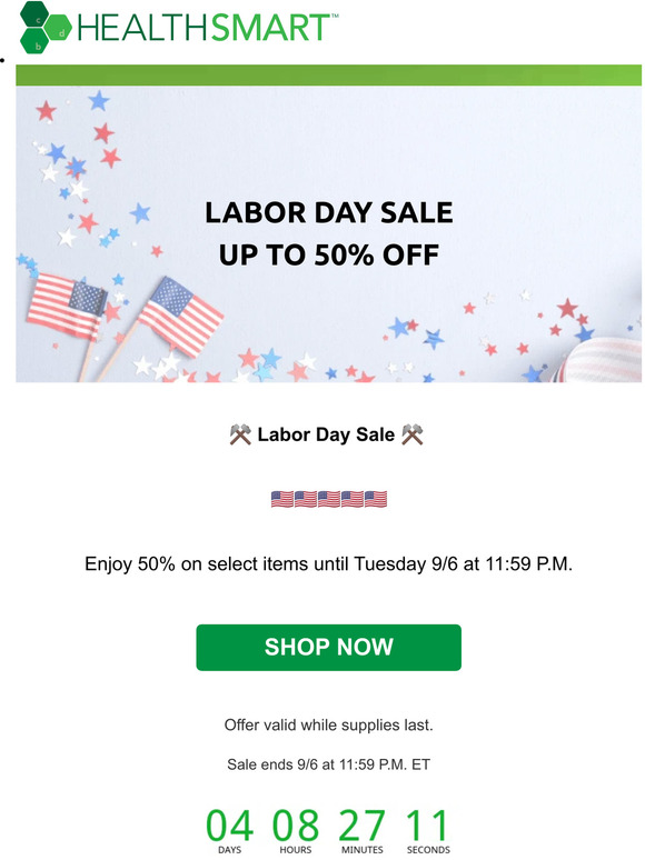 The Labor Day Sale Is On Now
