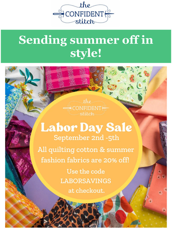 Time for a Labor Day Sale! ⏰