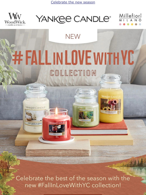 yankeecandle Introducing the FallInLoveWithYC Collection Milled
