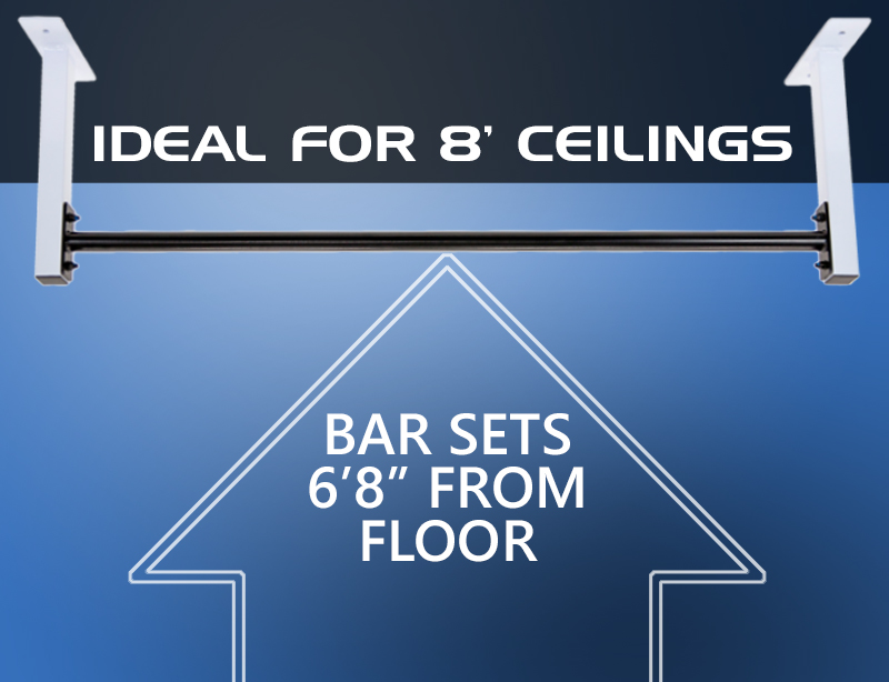 ULTIMATE BODY PRESS Eight foot ceilings? We have a bar for that. Milled