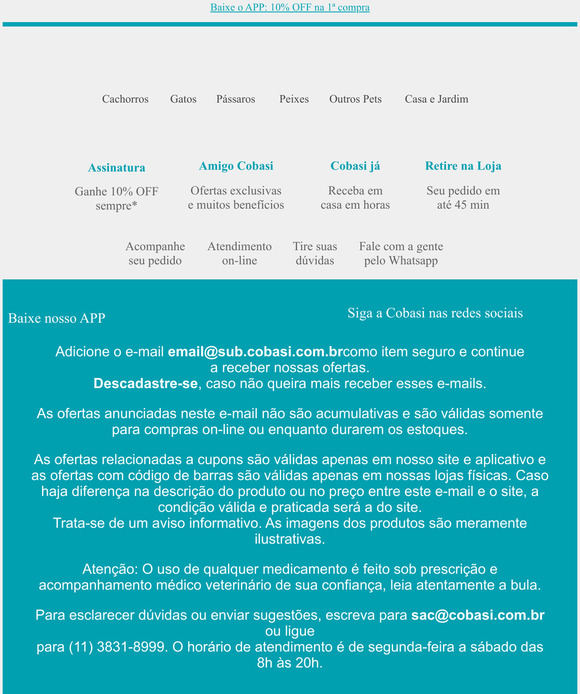 🌙 É hoje! Madrugada de ofertas exclusivas pro seu pet 🛍️