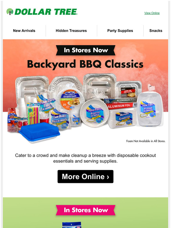 Dollar Tree: In Stores: Labor Day Cookout Essentials | Milled