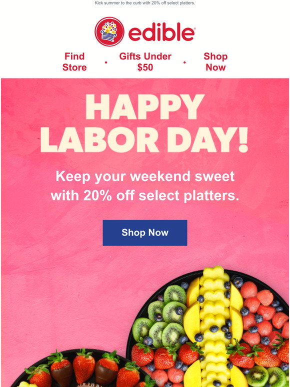 Edible Arrangements Labor Day Weekend Vibes Milled