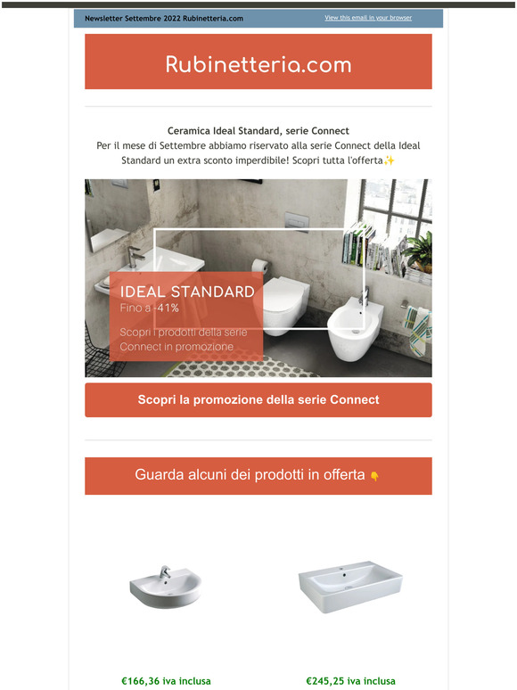 Ideal Standard serie Connect in offerta 🔥