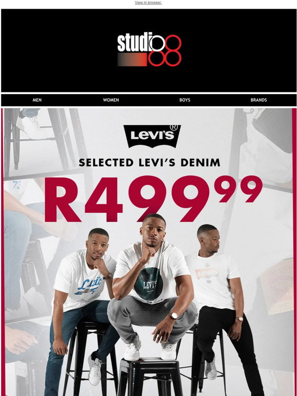 Studio 88: 👖Nothing better than a pair of Levi's Denim👖 | Now Available ...