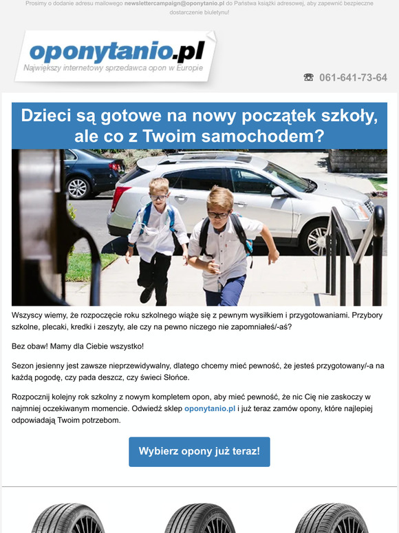 Dzieci są gotowe na nowy początek szkoły, ale co z Twoim samochodem?
