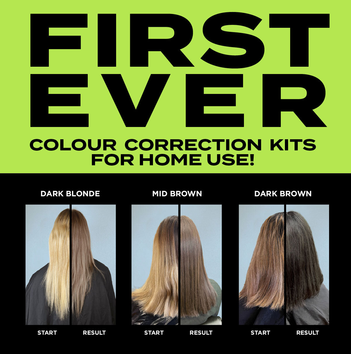Bleach London FIRST EVER, allinone colour correction kits for