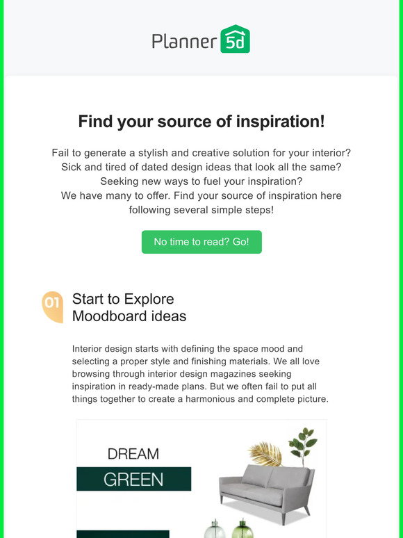 Planner 5D: 4 simple ways to inspire your interior design ideas | Milled