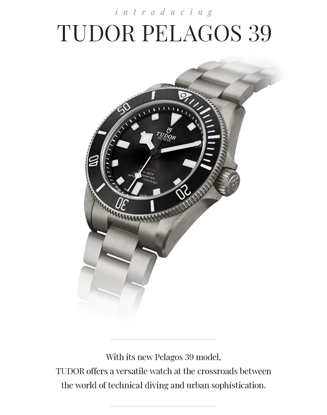 Hamilton Introducing the TUDOR Pelagos 39 Milled