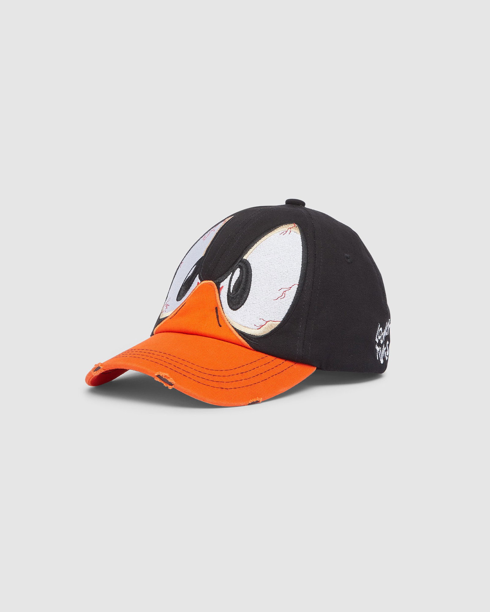 GCDS made in Italy distressed daffy duck hat 9Twenty Washed Daffy Duck Cap by New Era --> Shop Hats  main image 3