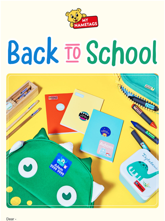 Happy back to school!