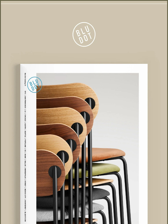 Blu Dot Nab our latest catalog. Milled