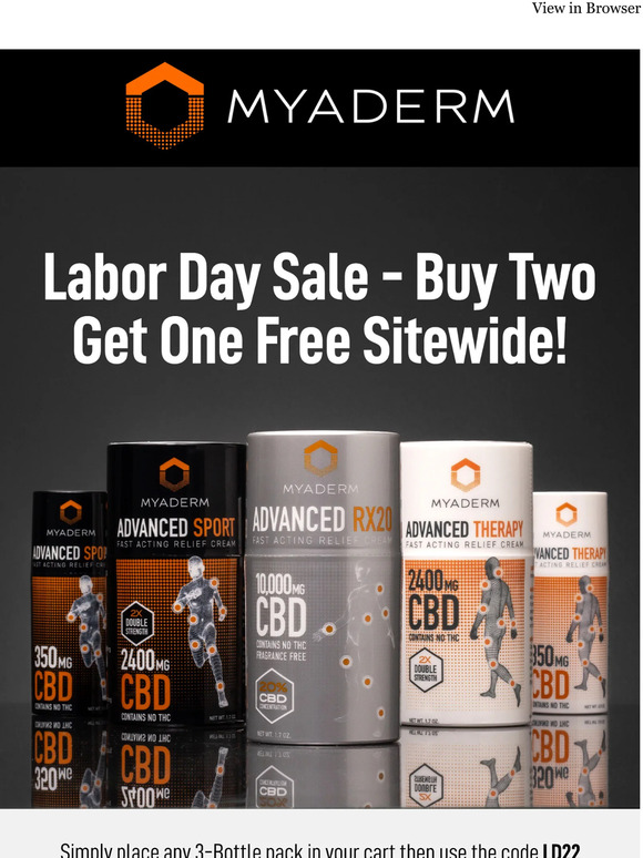 Buy Two Get One Free Sitewide - Save On Fast Acting Pain Relief & Skin Care