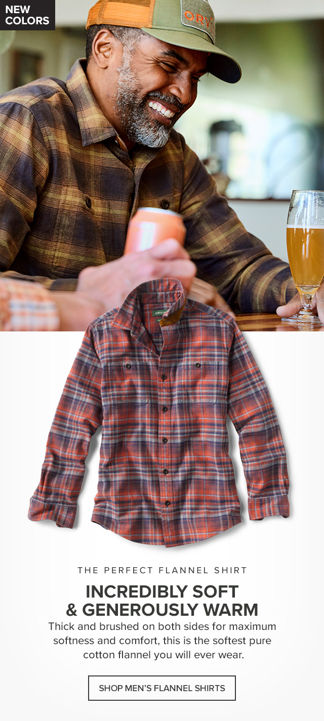 Orvis New colors of the Perfect Flannel Shirt! Milled