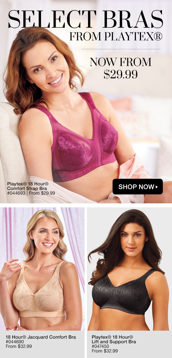 AmeriMark: Select Bras from Playtex® Now from $29.99