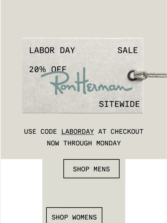 Ron Herman: Acne Studios x Ron Herman | Milled