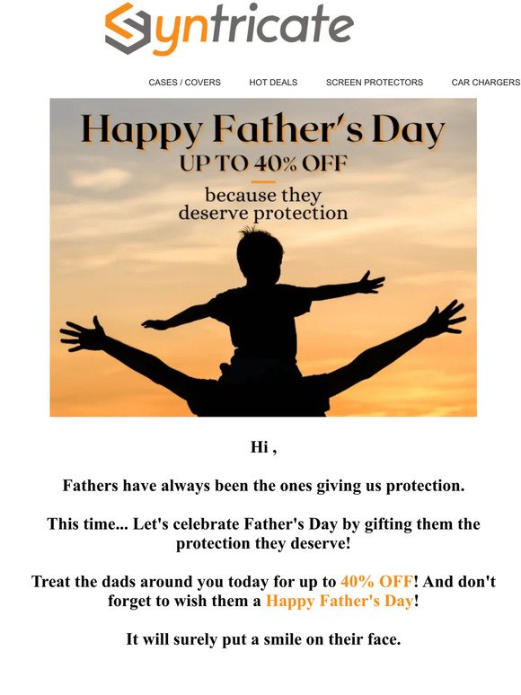 Get your dad a gift he’ll love, !