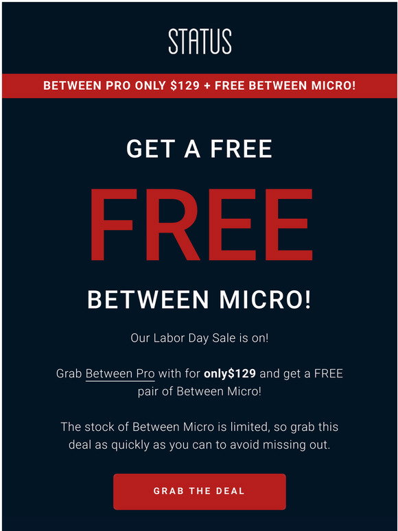 Status Audio: FREE Between Micro with Between Pro ‎️‍🔥 | Milled