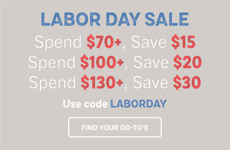 Labor Day Sale