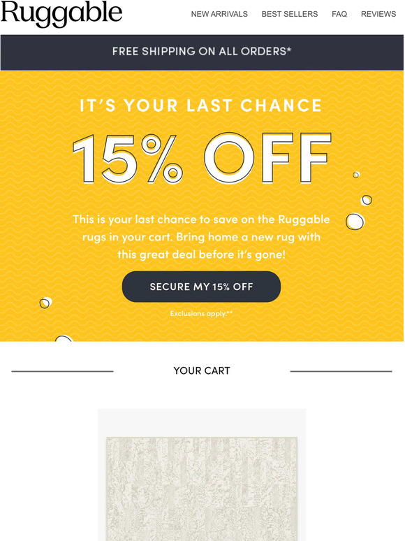 Ruggable Your offer is expiring! Milled