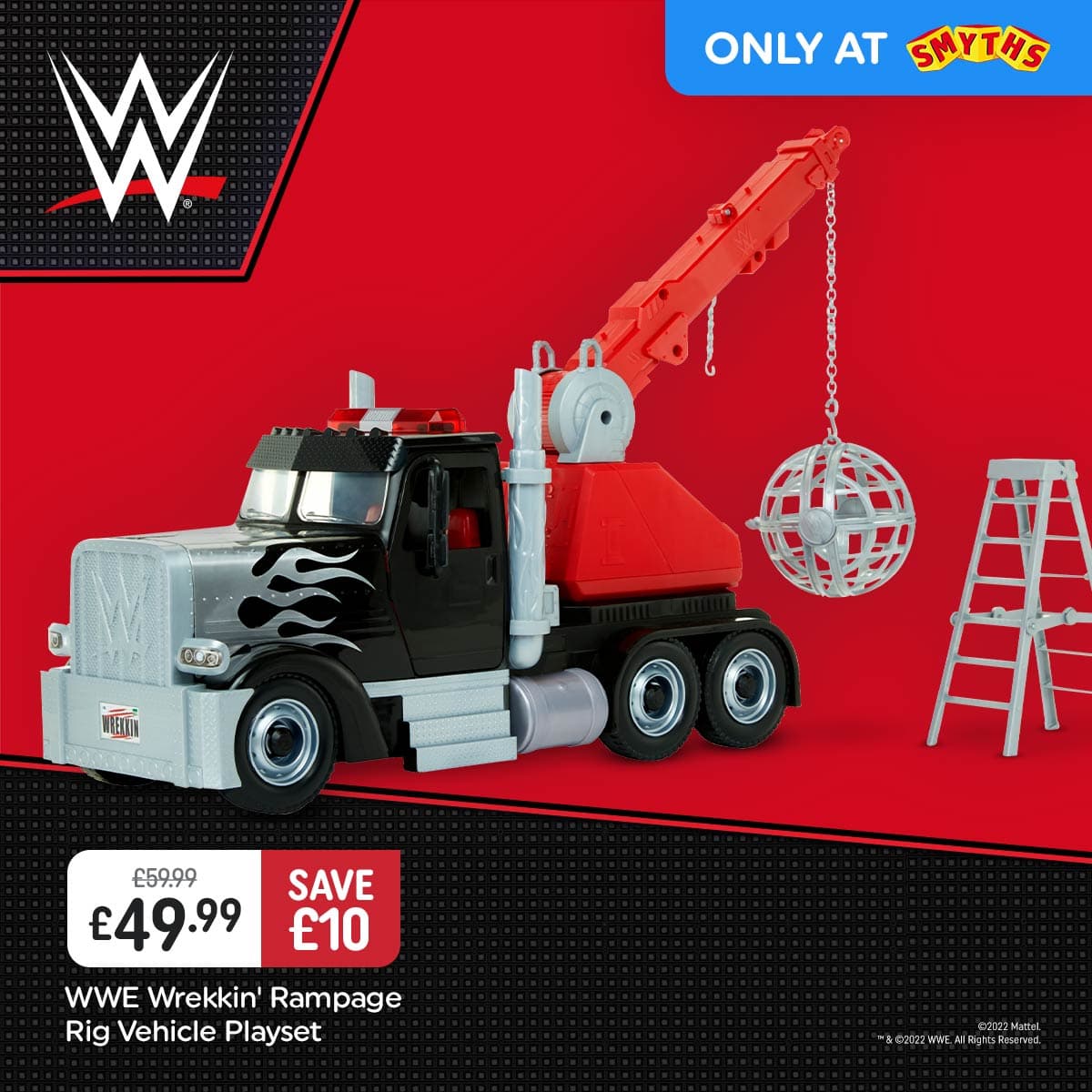 WWE Wrekkin' Rampage Rig Vehicle Playset