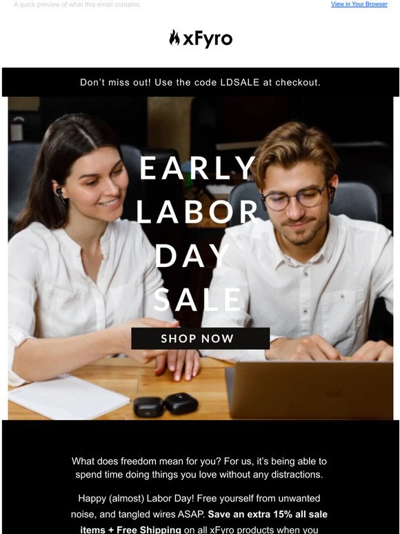 OMG! Labor Day savings just landed in your inbox