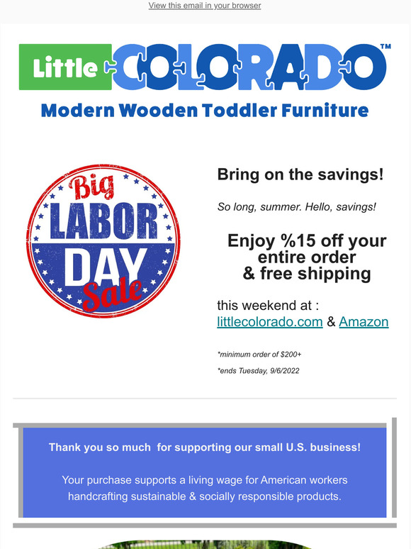 Labor Day Sale!