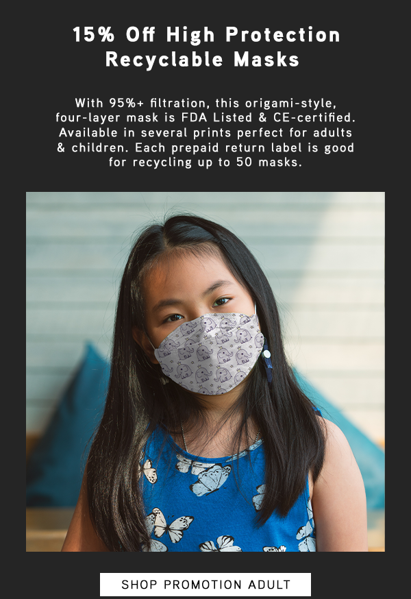 SHOPVIDA How to Buy Recyclable Masks, Not Disposable Milled