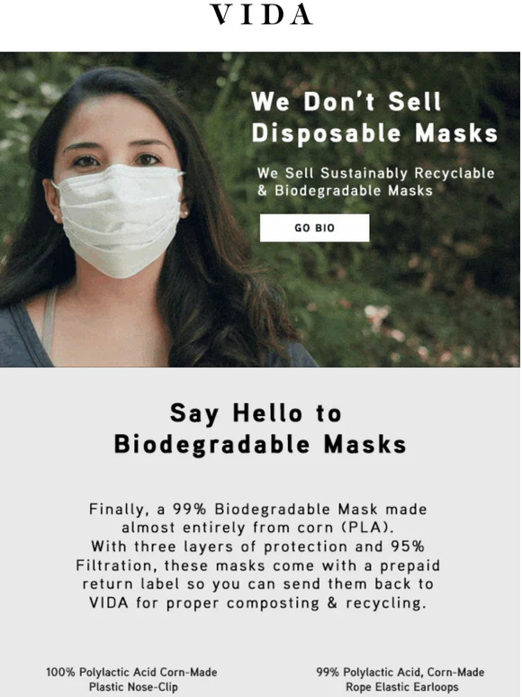 SHOPVIDA How to Buy Recyclable Masks, Not Disposable Milled
