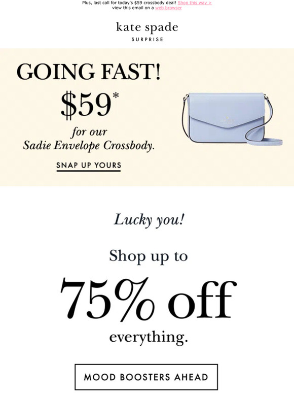 Kate Spade Saturday These clearance prices are absolute *steals* 🤯