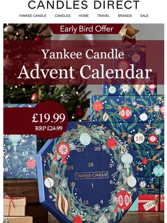 20% OFF Yankee Candle Advent Calendar ! Our Price £19.99