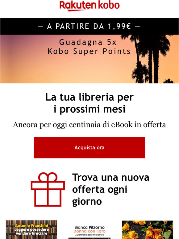 Ancora per oggi centinaia di eBook in offerta