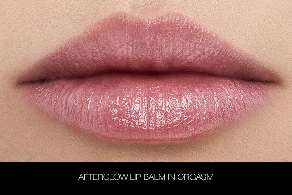 Redeem your sample of Afterglow Lip Balm in Orgasm.