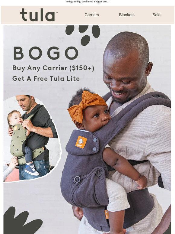 Buy One Carrier, Get a Free Tula Lite