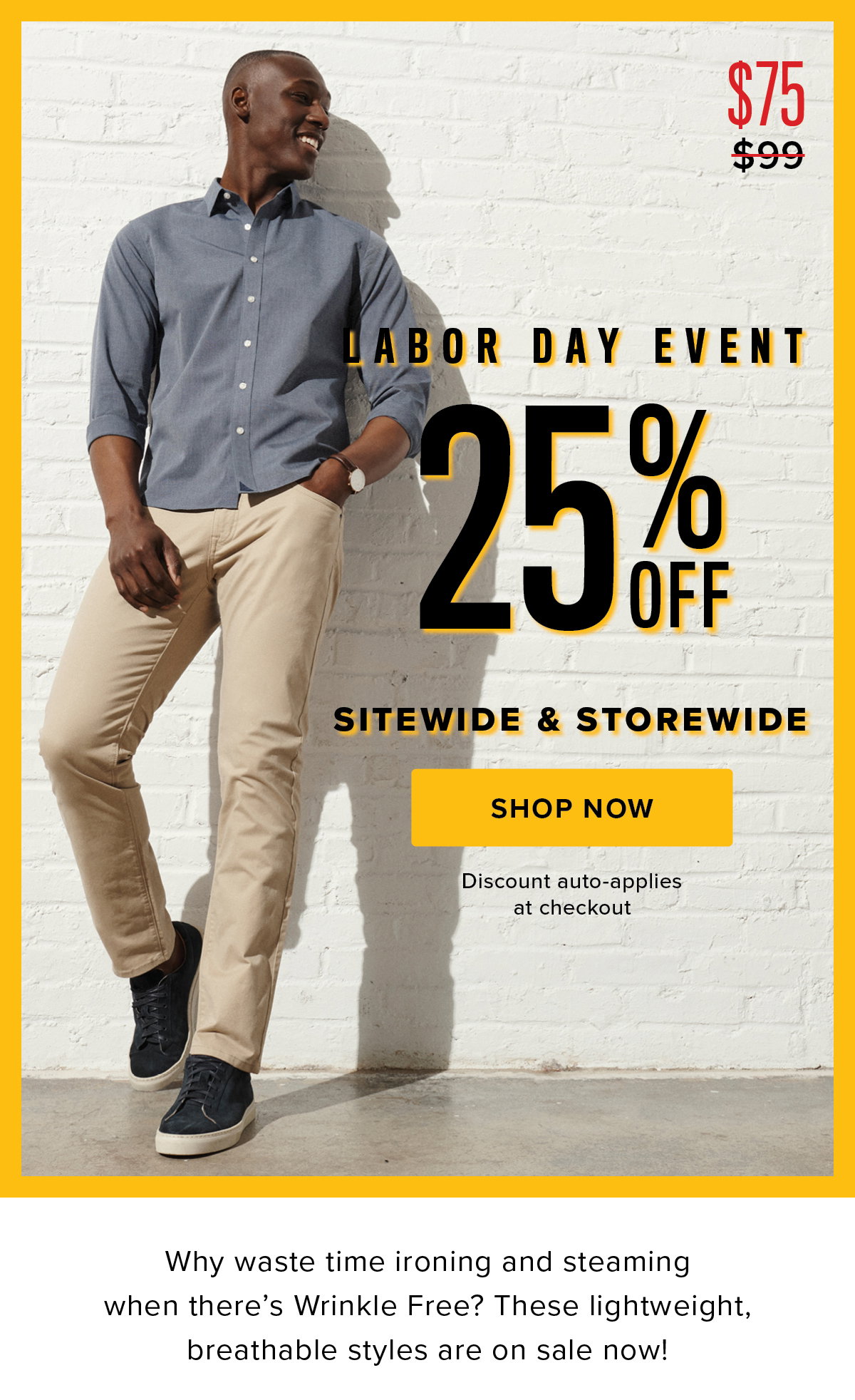 Wrinkle-Free Button-Downs