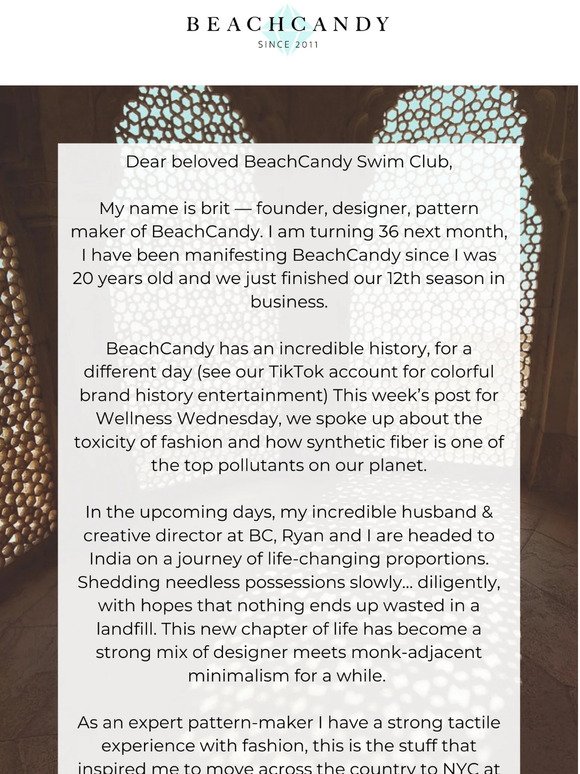 Must-Read Letter From Our Female Founder 💌