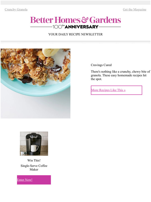 Better Homes and Gardens Granola Recipes for a Gourmet Start to Your